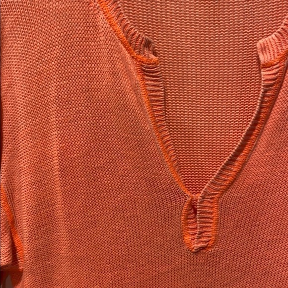 J Crew Linen Loose Knit Henley - Picture 6 of 11